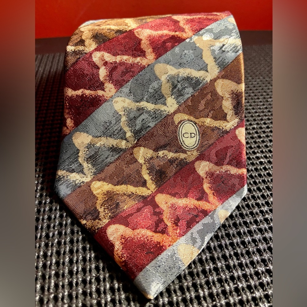 Christian Dior Monsieur Polyester Unisex Neck Tie USA